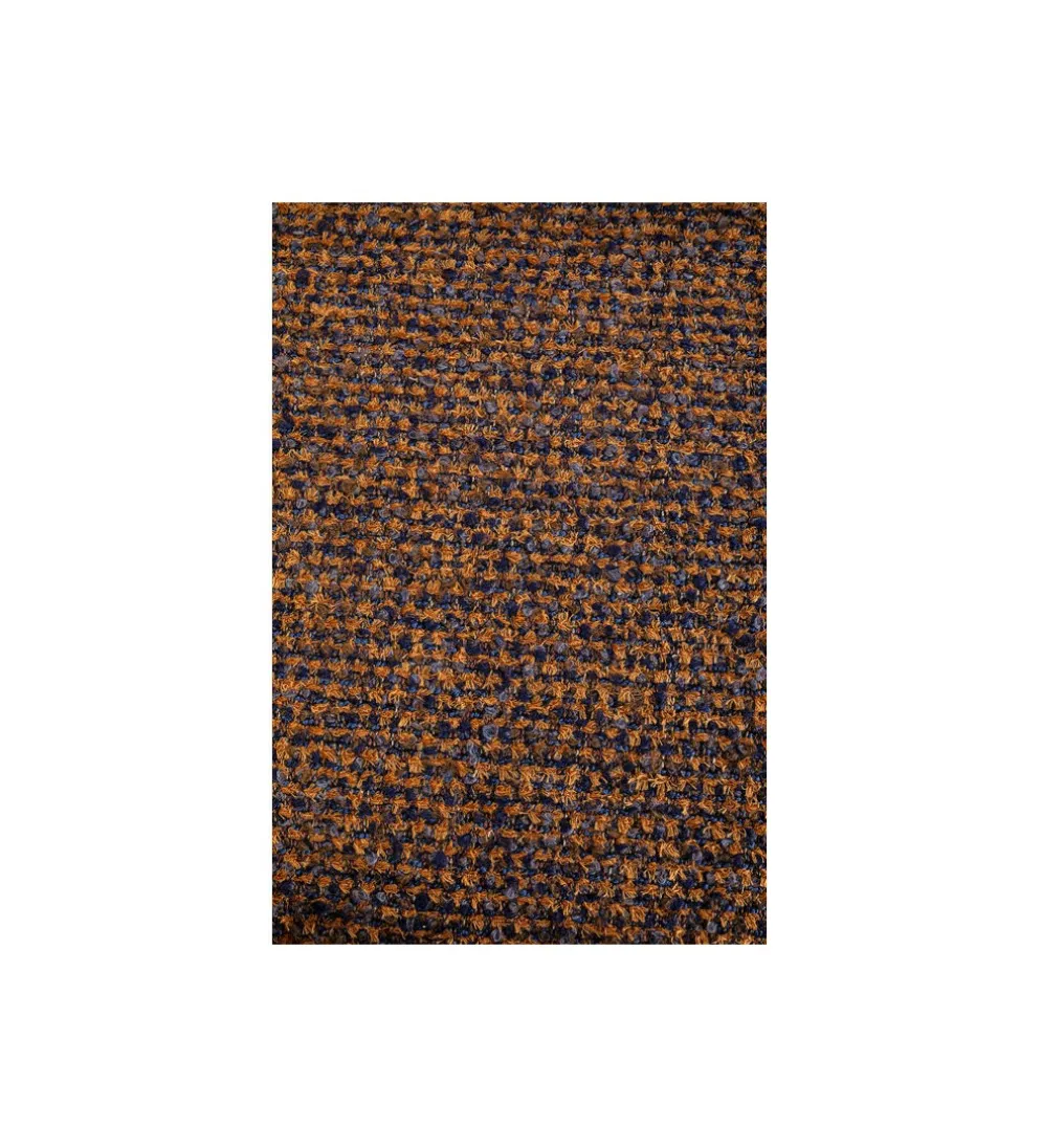 Fotel obrotowy JANNO 68 cm bouclé brązowe