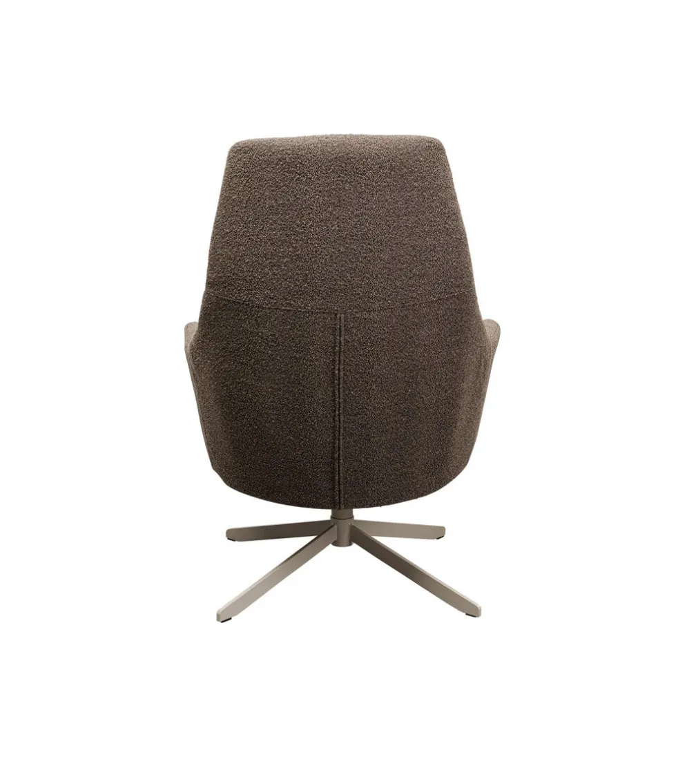 Fotel obrotowy MIMI bouclé mocca