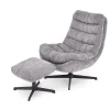 Fotel obrotowy OLYMPIC 94 cm szary
