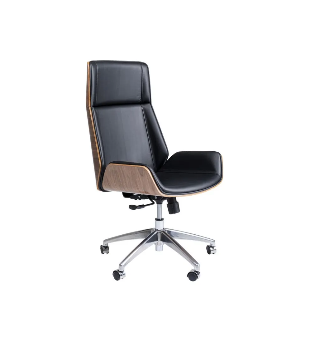 Fotel obrotowy ROUVEN 120 cm czarny