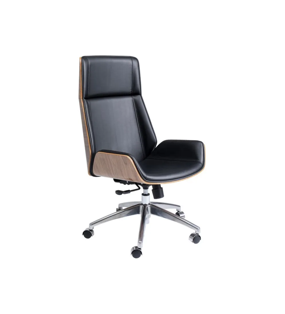 Fotel obrotowy ROUVEN 120 cm czarny