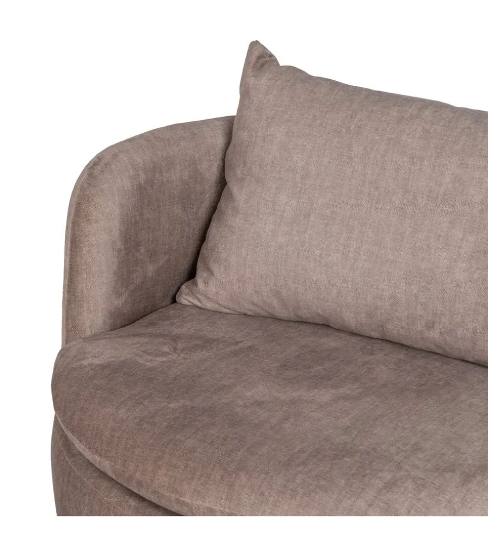 Fotel obrotowy SUMUTN 84 cm taupe