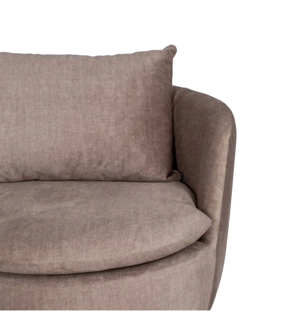 Fotel obrotowy SUMUTN 84 cm taupe