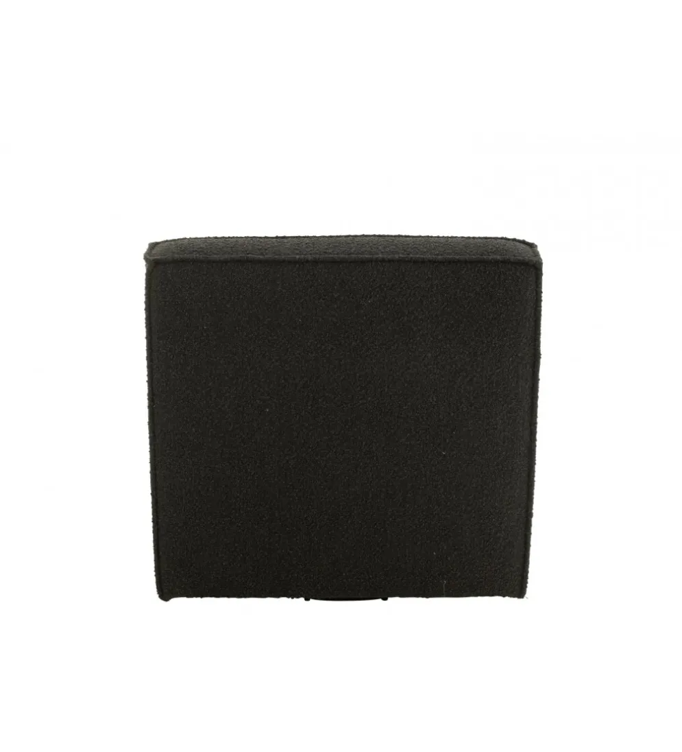 Fotel obrotowy Swivel Bouclé 83 cm czarny
