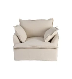 Fotel PLAZESO 115 cm beżowy