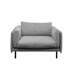 Fotel POLA 126 cm szary