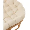 Fotel RONI Rattanowy 179 cm Naturalny