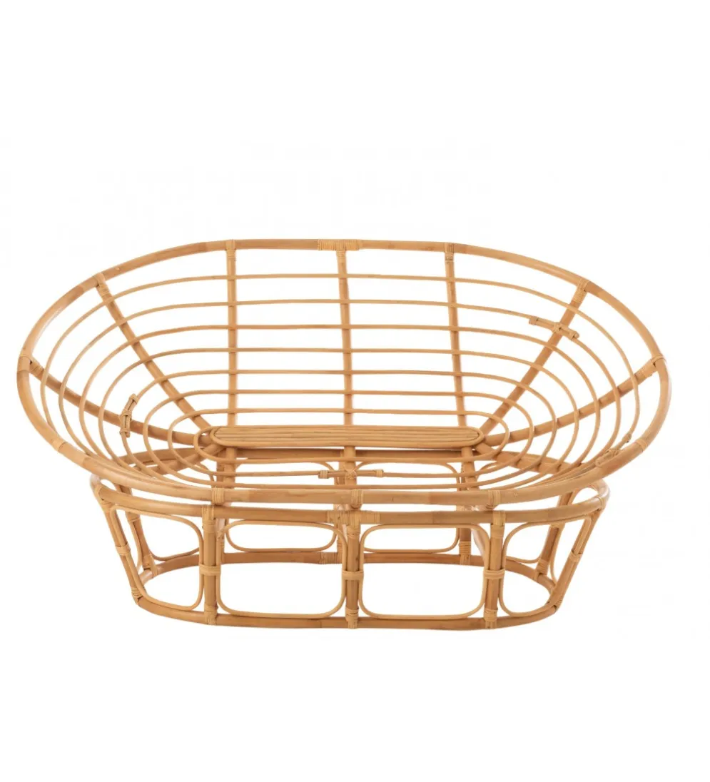 Fotel RONI Rattanowy 179 cm Naturalny