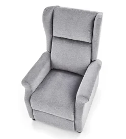 Fotel rozkładany AGUSTIN 75 cm szary