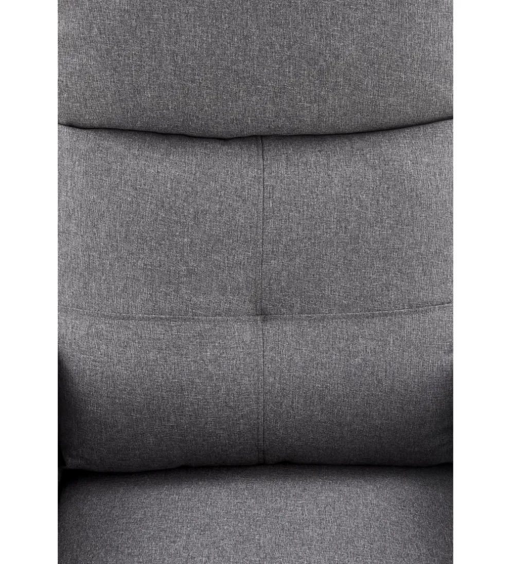 Fotel rozkładany FELIPE 64 cm szary
