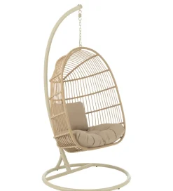 Fotel wiszący EGGA 195 cm beżowy