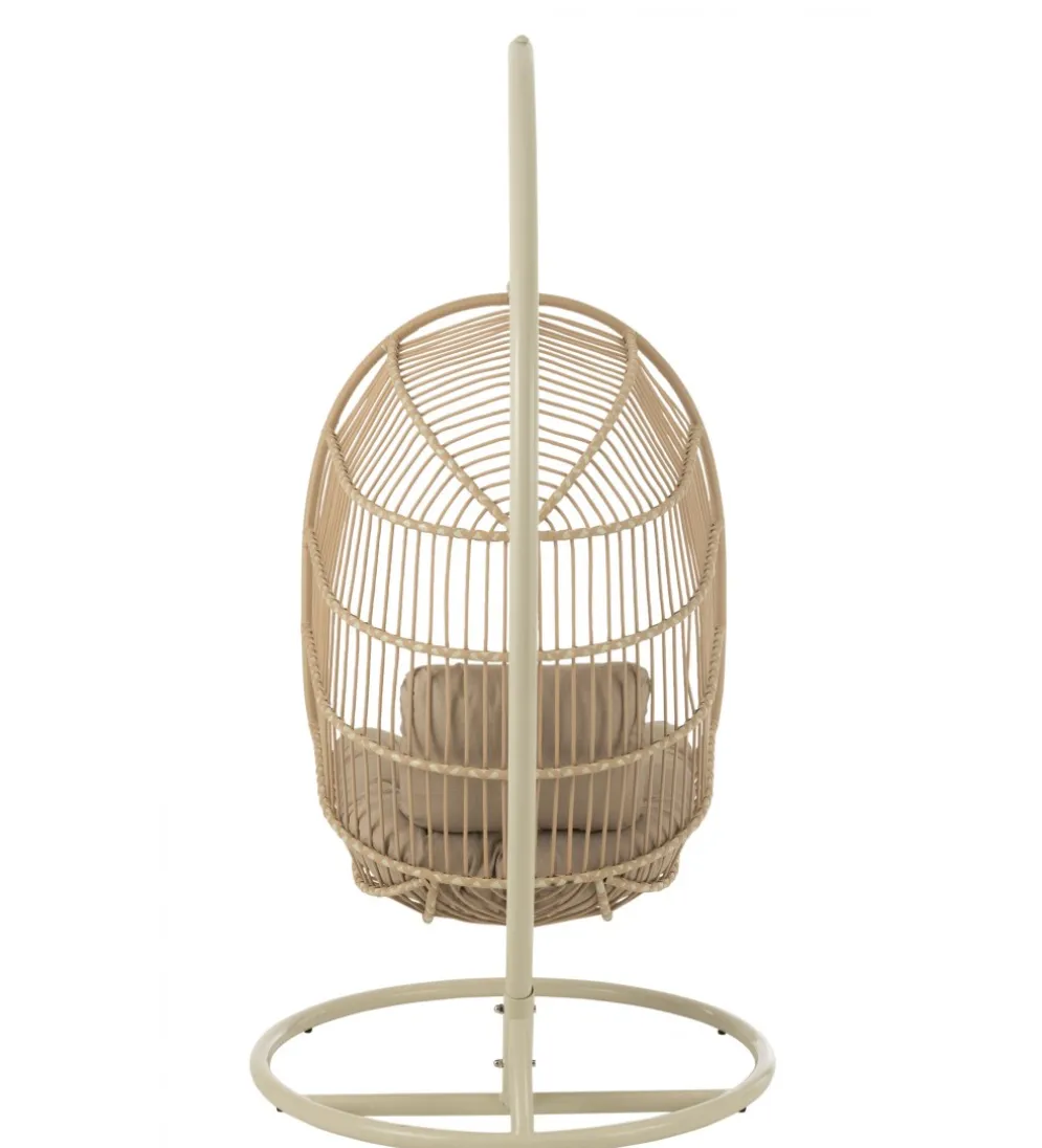 Fotel wiszący EGGA 195 cm beżowy