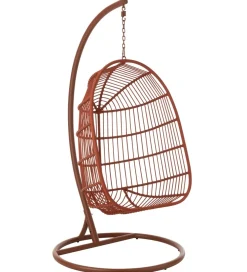Fotel wiszący EGGA 195 cm czerwony