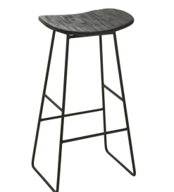 Hoker ZAMBIA drewno teak czarny