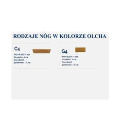 Łóżko Catherine w różnych wymiarach i kolorach do wyboru
