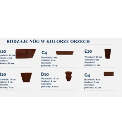 Łóżko GEORGE w różnych wymiarach i kolorach do wyboru