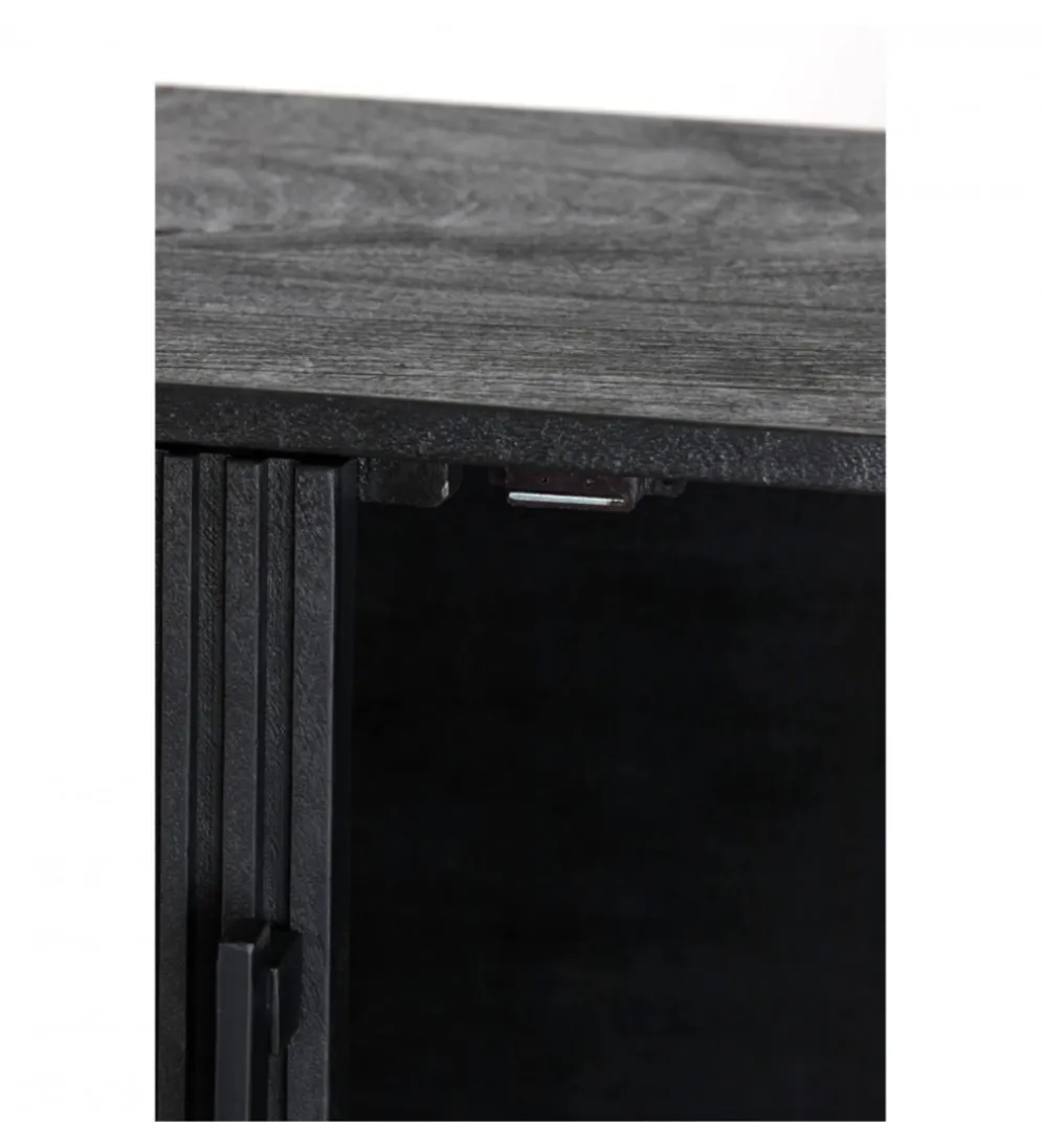 Komoda ABAGE 150 cm czarna