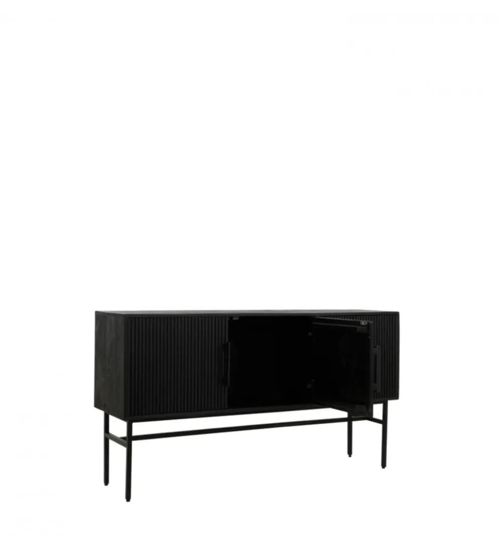 Komoda ABAGE 150 cm czarna
