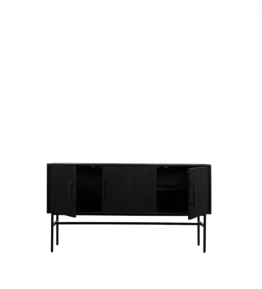 Komoda ABAGE 150 cm czarna
