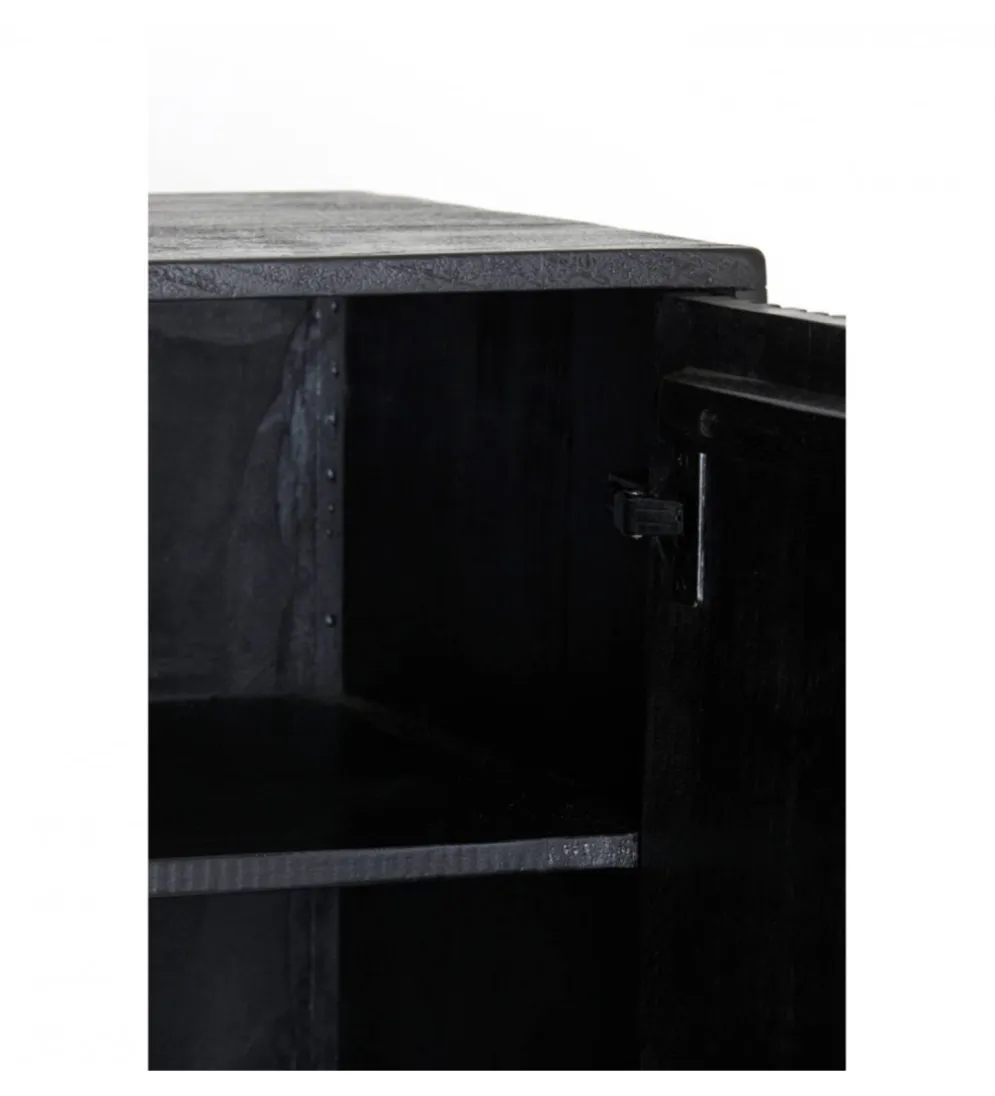Komoda ABAGE 150 cm czarna