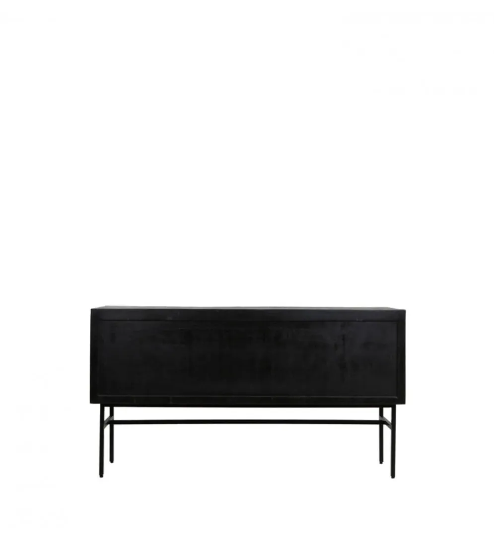 Komoda ABAGE 150 cm czarna
