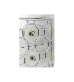 Komoda ALHAMBRA 107 cm srebrna