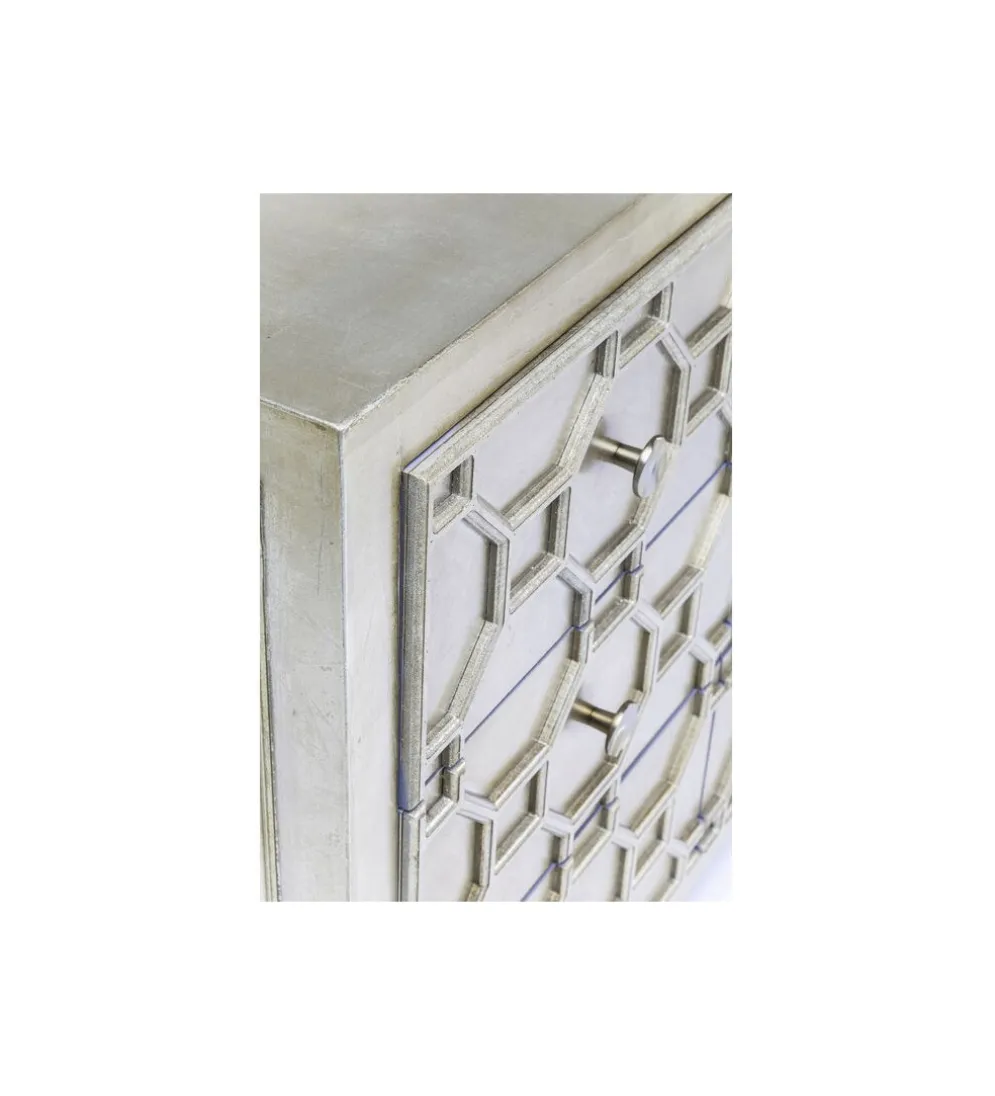 Komoda ALHAMBRA 107 cm srebrna