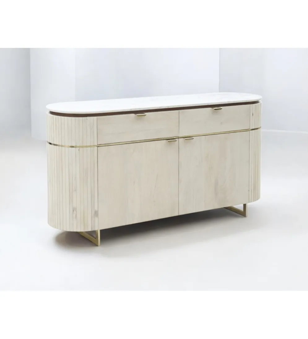Komoda ATERIUM 150 cm drewno mango