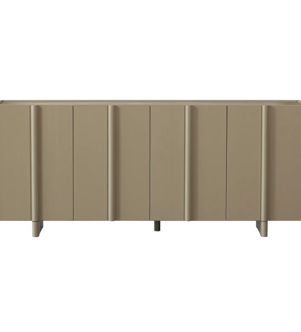 Komoda BASU 200 cm drewno sosny piaskowa