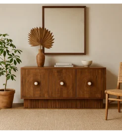 Komoda BERCA 150 cm drewno mango