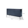 Komoda BRANCO 154 cm granatowa