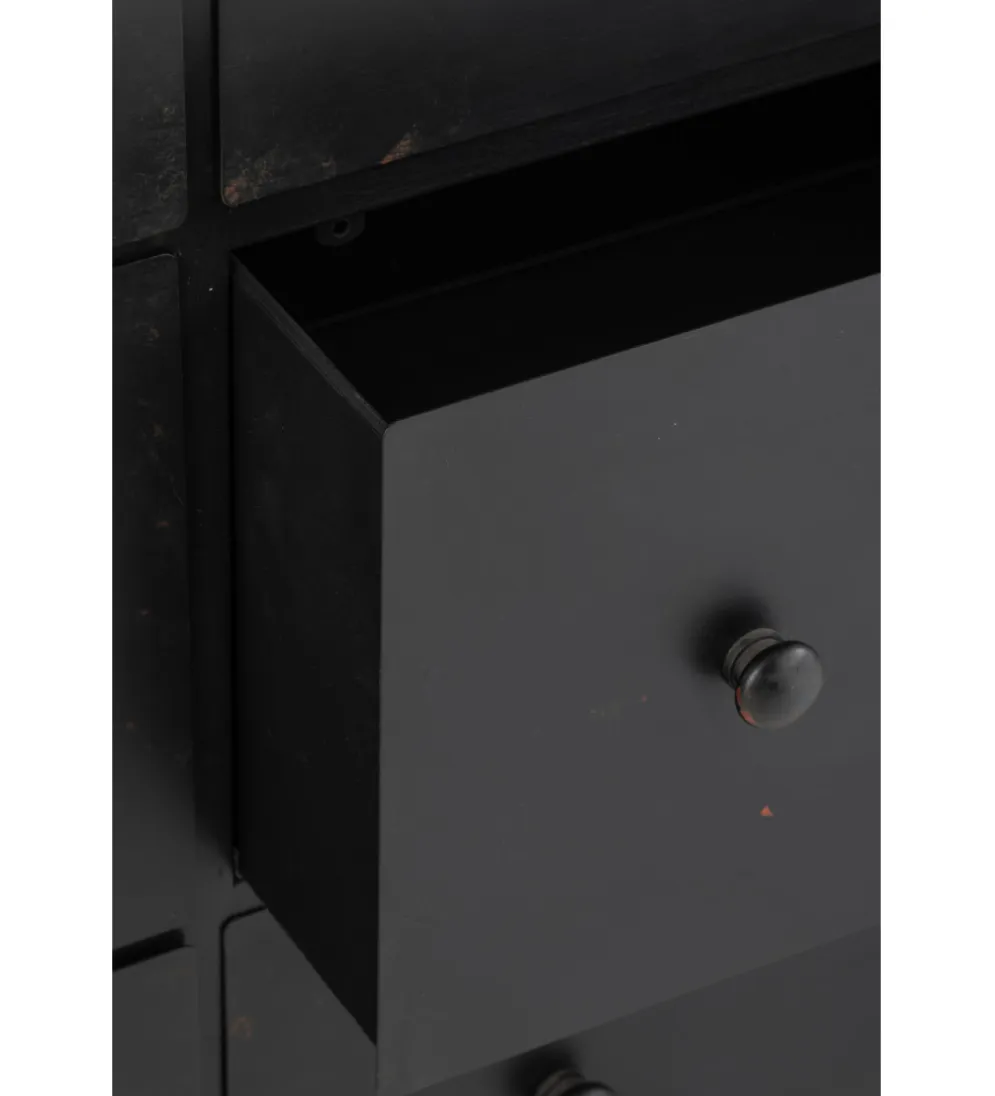 Komoda CADE 175 cm czarna