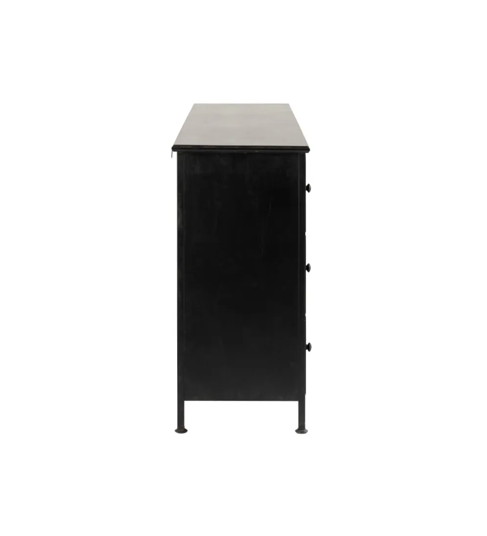 Komoda CADE 175 cm czarna