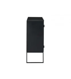 Komoda CANE PANE 89 cm naturalna czarna