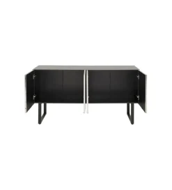Komoda CARINO 151 cm srebrna