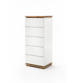 Komoda CHIARO 50 Cm biało kremowa