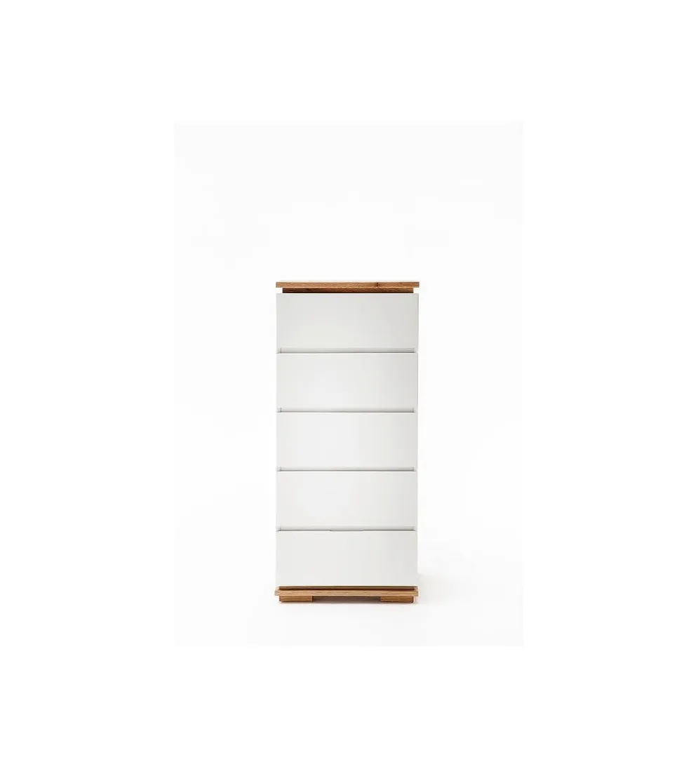 Komoda CHIARO 50 Cm biało kremowa