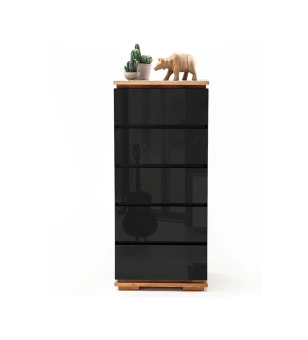 Komoda CHIARO 50 cm czarna