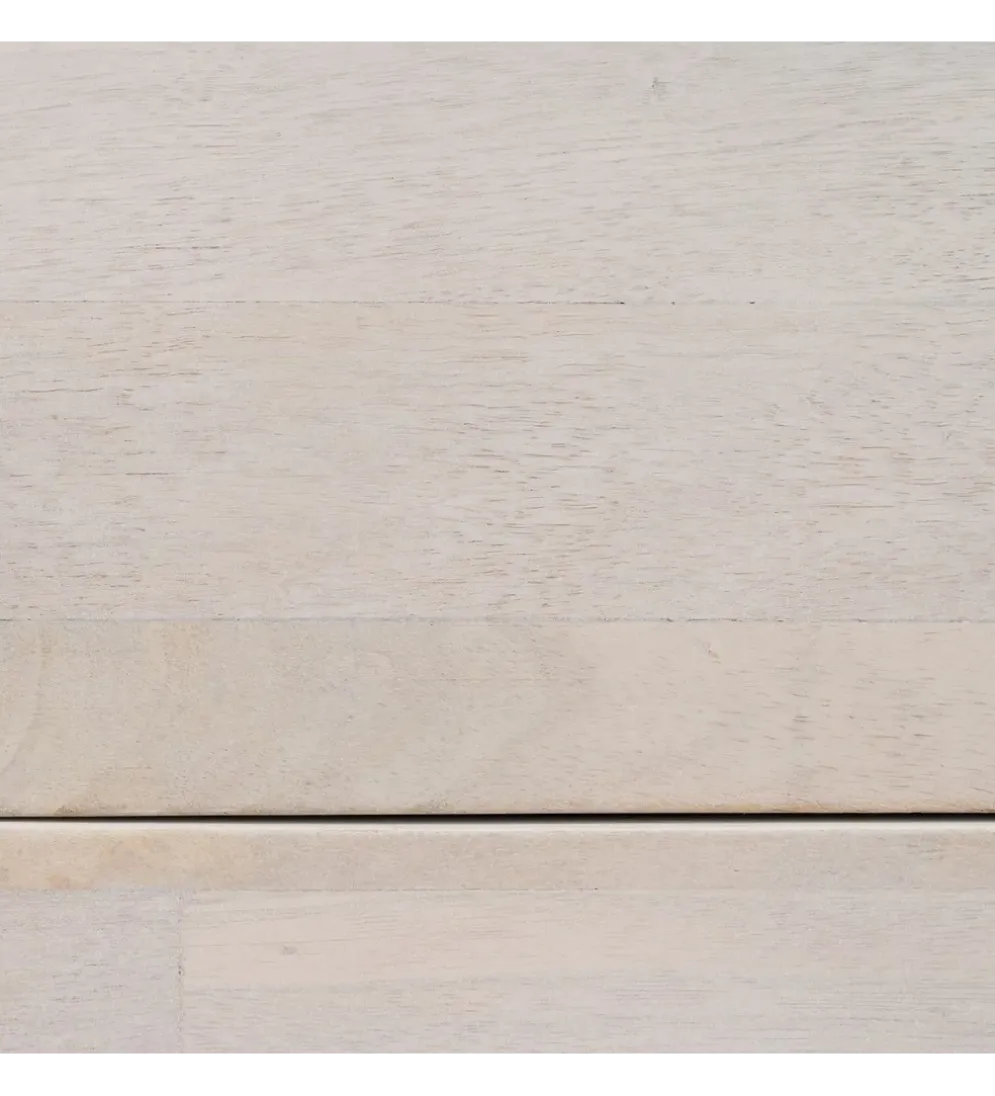 Komoda COSTARIC 83 cm drewno mango bielona