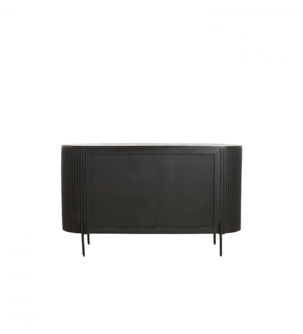 Komoda DUMOSI 140 cm czarna