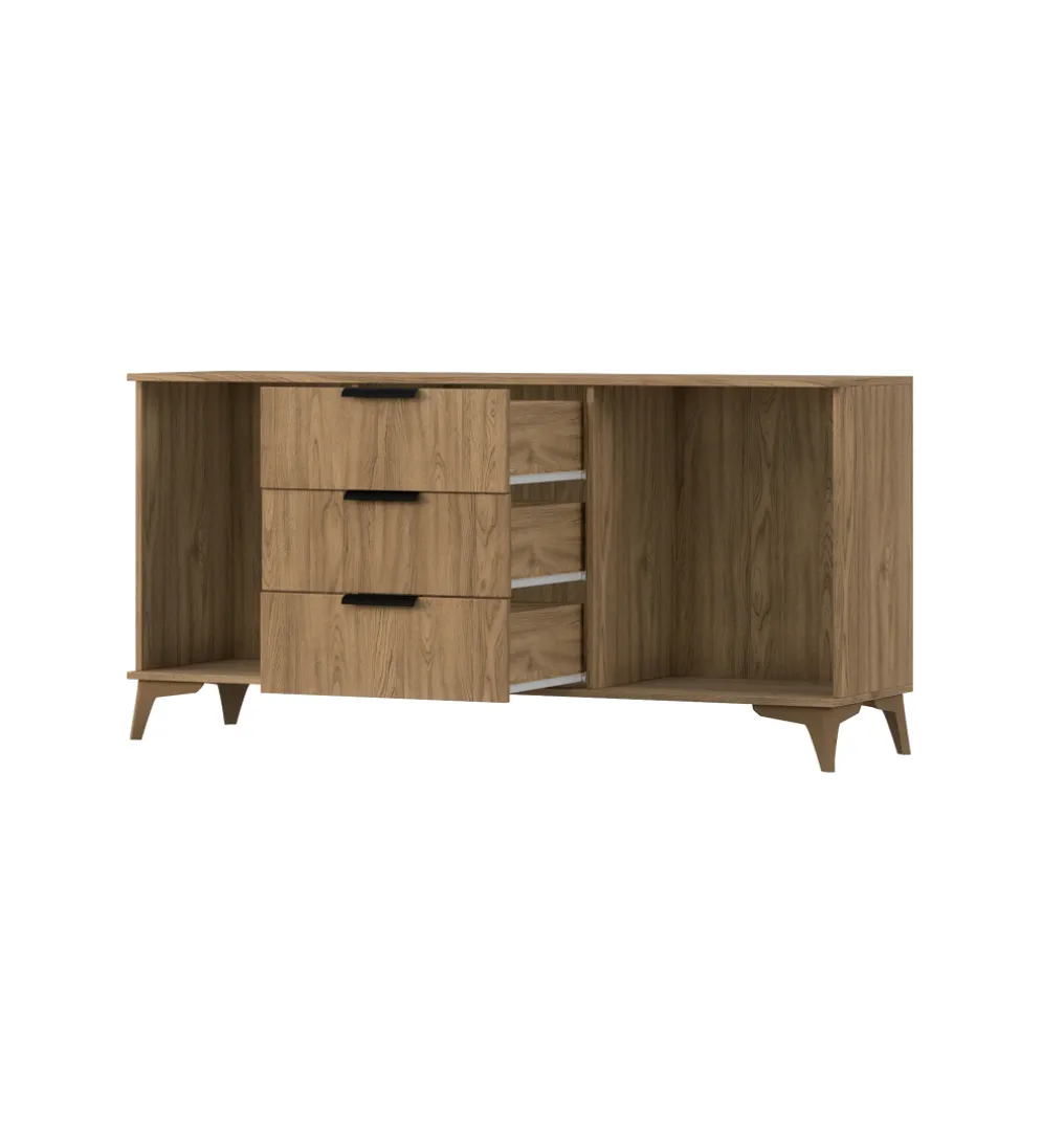 Komoda ENTSIAN 150 cm w optyce dąb artisan