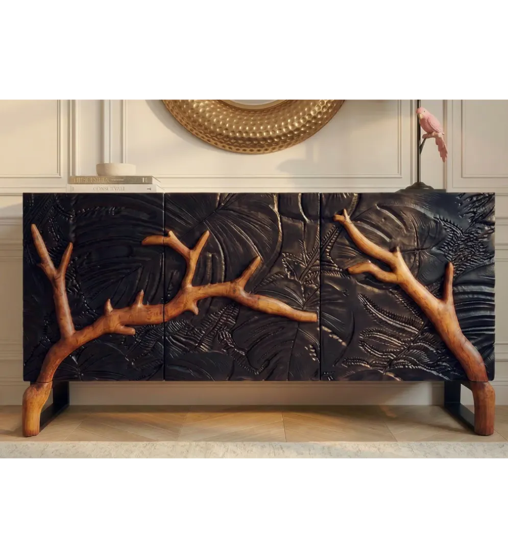 Komoda FOREST 160 cm 3D drewno mango
