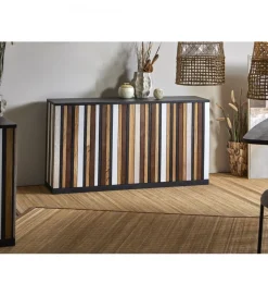 Komoda GERUTAD 150 cm akacja drewno