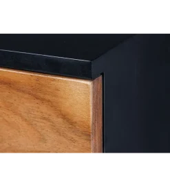 Komoda GRAND ACACIA 120 cm drewno akcja LED