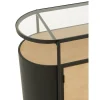 Komoda IVY 150 cm naturalna czarna