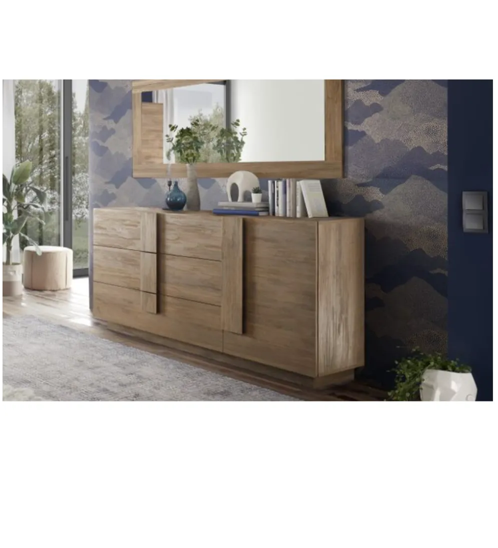 Komoda JUPITER 182 cm w kolorze dąb Mercure