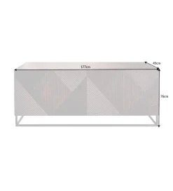 Komoda KAREN Creativo 177 cm drewno mango