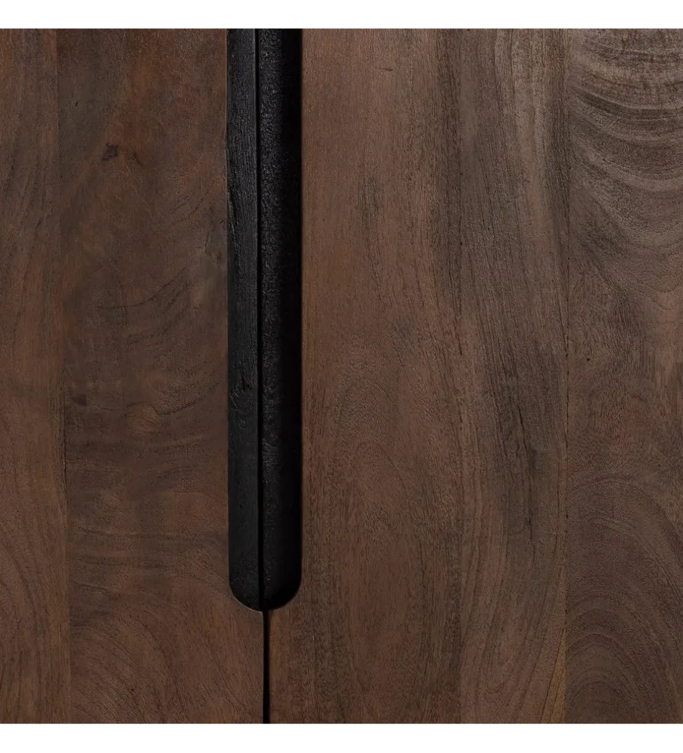 Komoda KILIAN 190 cm drewno mango brązowa