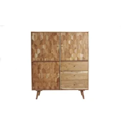 Komoda Komodo wysoka Mystic Living 140 cm drewno akacja