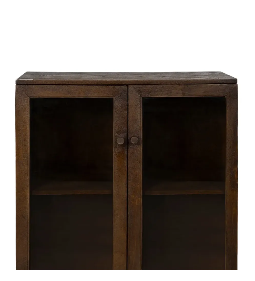 Komoda KOST 80 cm drewno mango brązowy